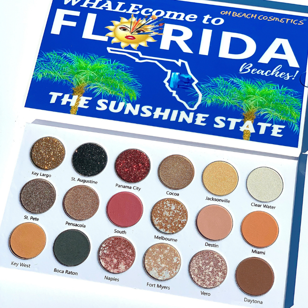 Whalecome To Florida Beaches! Eyeshadow Palette